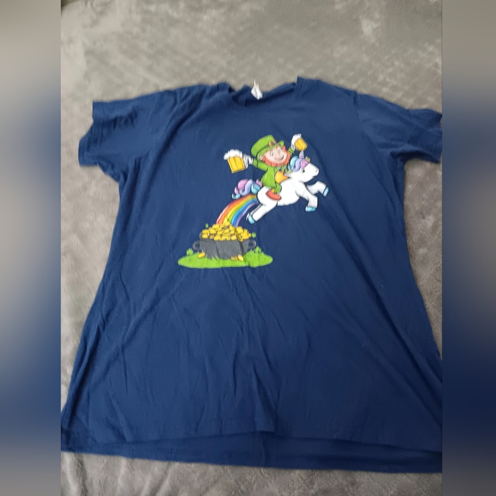 Navy Blue Graphic T-Shirt